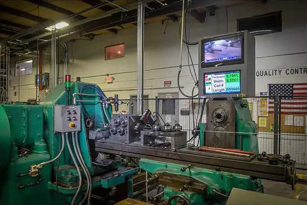 The inside of Fayette's warehouse