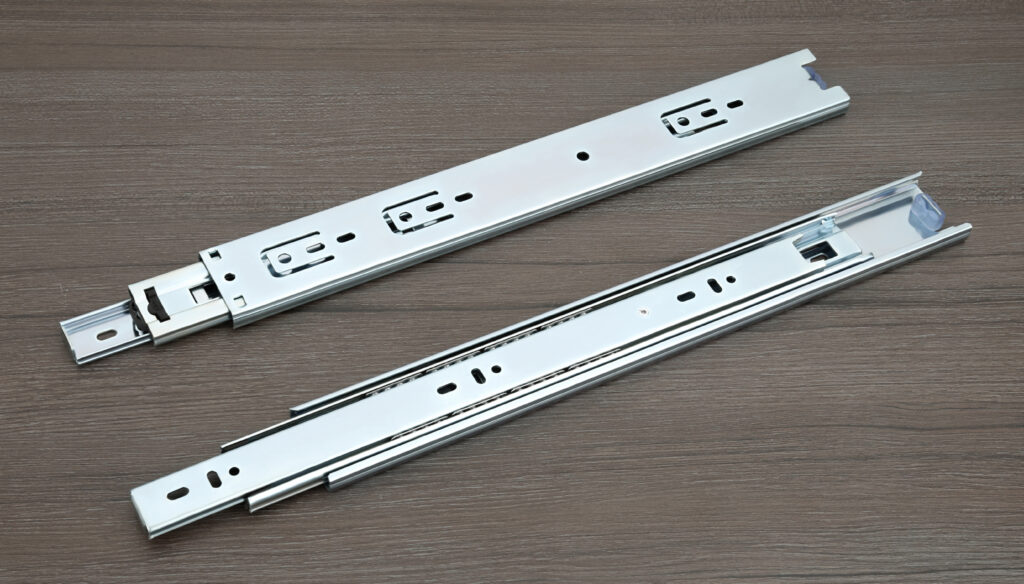 Two drawer slide rails